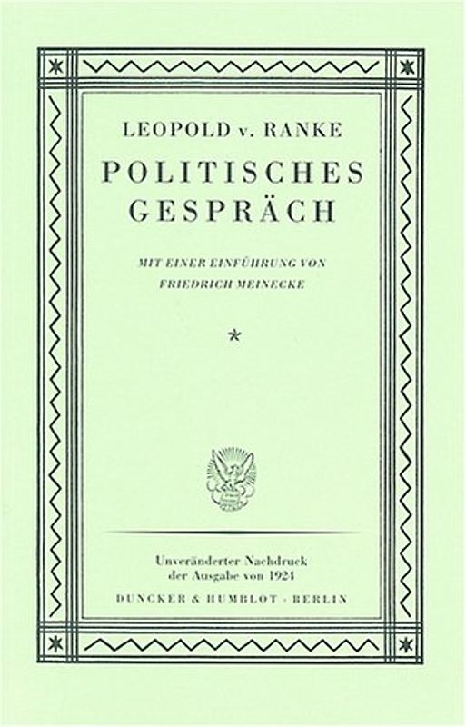 Politisches Gespräch.