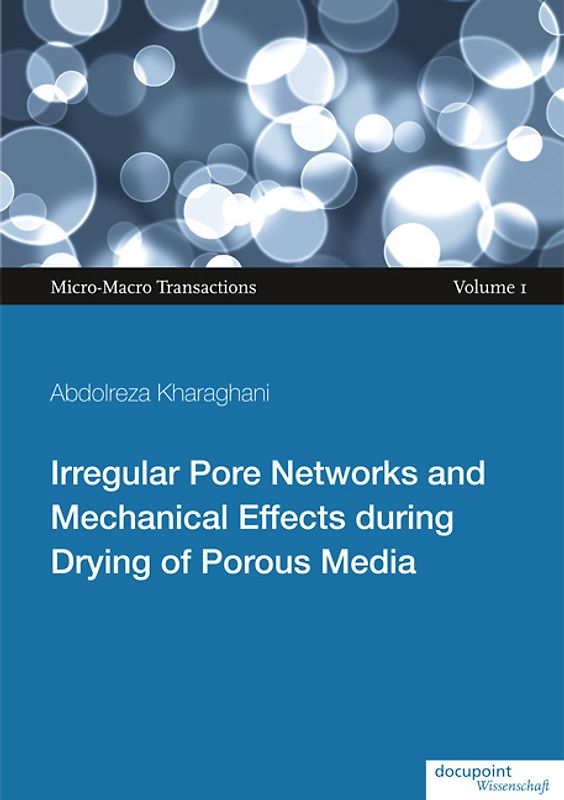 Irregular Pore Networks and Mechanical Effects during Drying of Porous Media