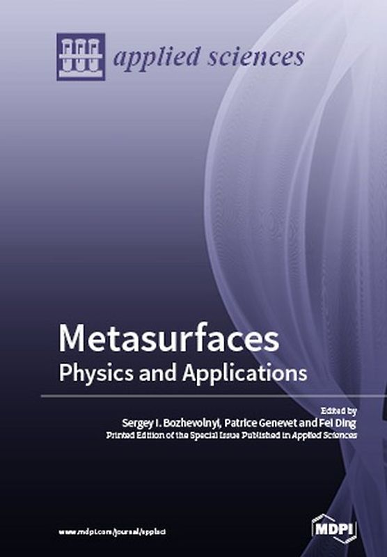 Metasurfaces: Physics and Applications
