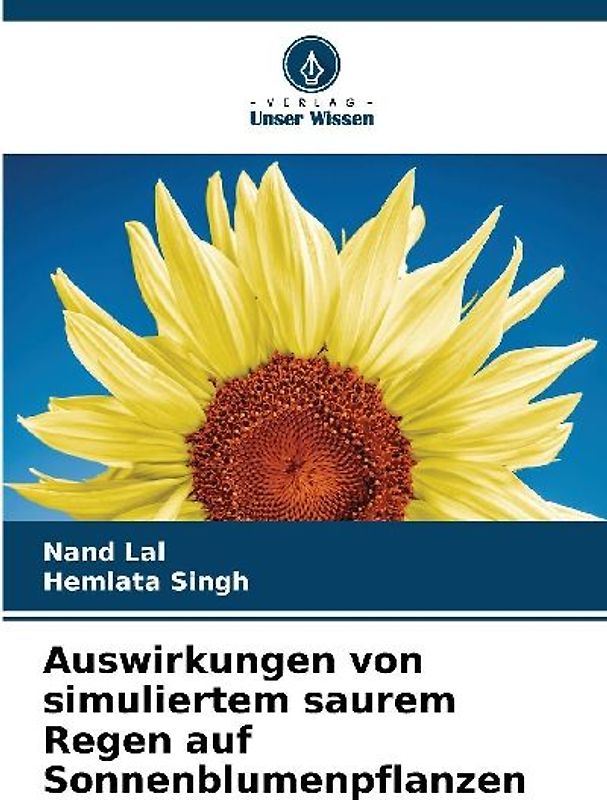 Auswirkungen von simuliertem saurem Regen auf Sonnenblumenpflanzen