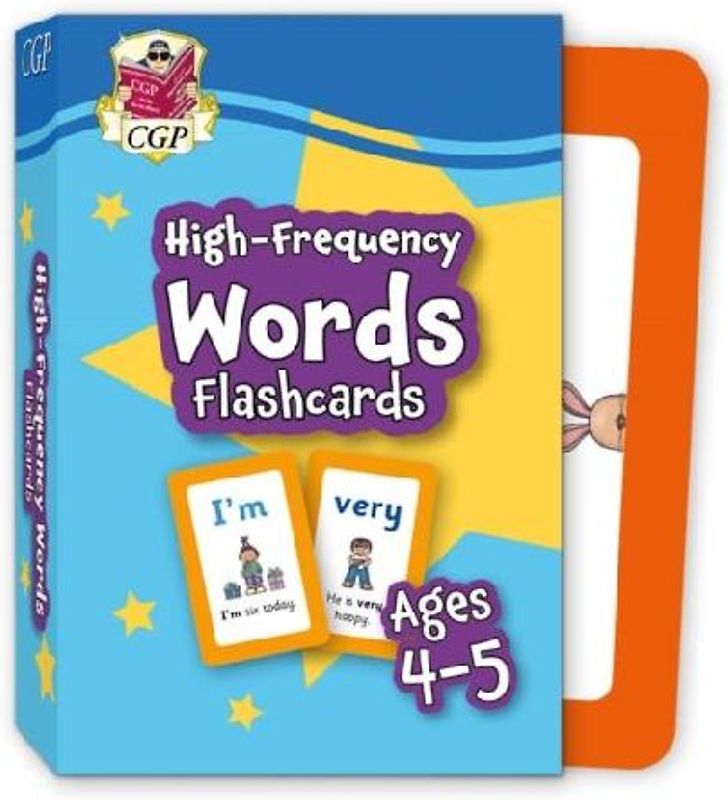 High-Frequency Words Flashcards for Ages 4-5 (Reception)