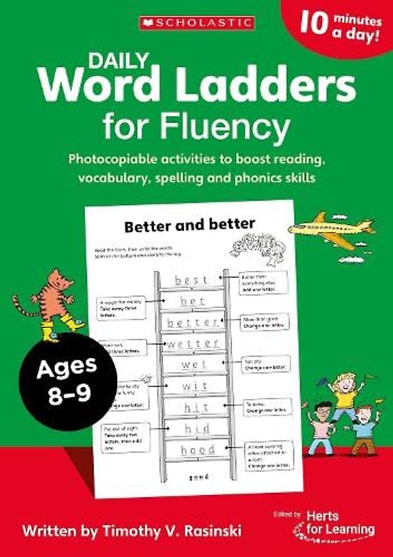 Ages 8-9 (Daily Word Ladders for Fluency)