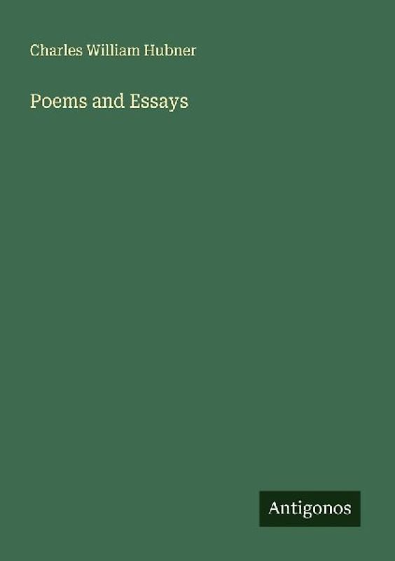 Poems and Essays
