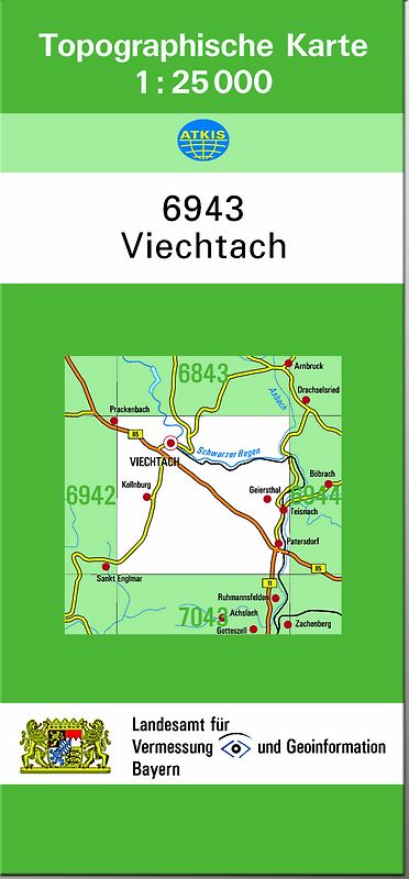 TK25 6943 Viechtach