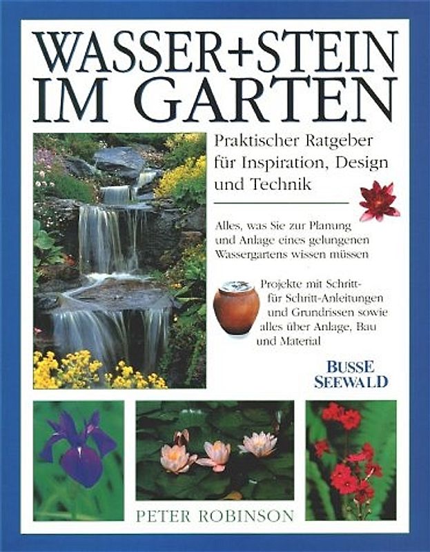 Wasser + Stein im Garten