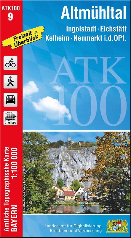 ATK100-9 Altmühltal (Amtliche Topographische Karte 1:100000)