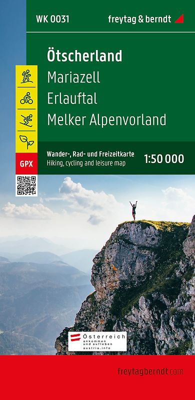freytag & berndt Wanderkarte WK 0031 Ötscherland, Mariazell - Erlauftal - Melker Alpenvorland 1:50.000