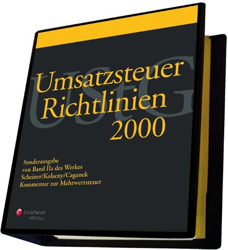 Umsatzsteuer-Richtlinien 2000. Loseblattwerk / Umsatzsteuer-Richtlinien 2000