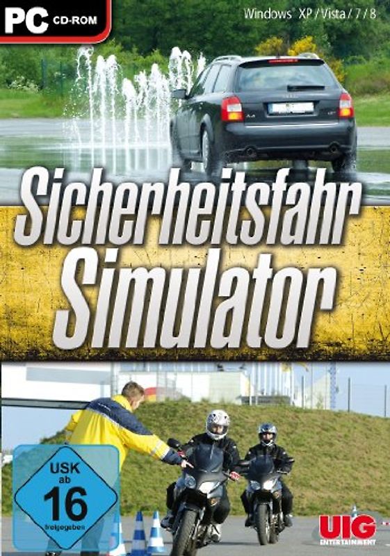 Sicherheitsfahr Simulator (Auto/Motorrad) PC Spiele
