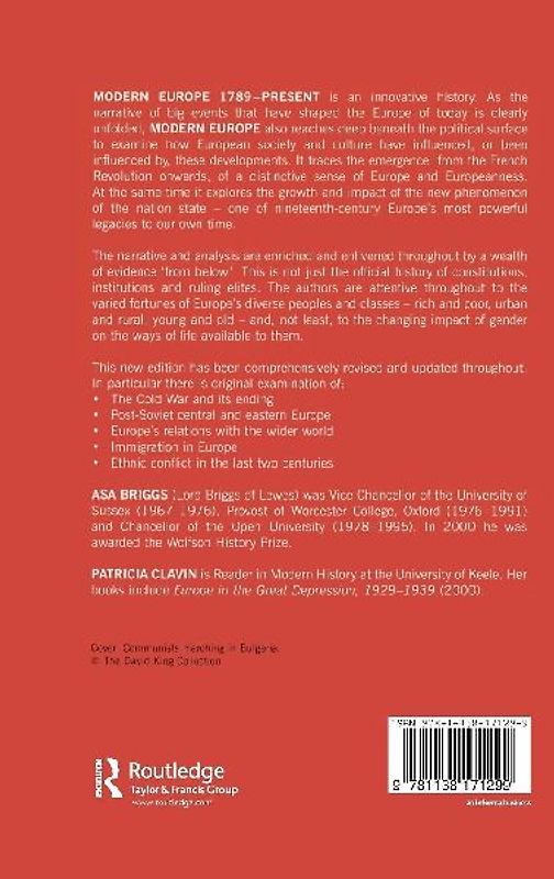 Modern Europe, 1789-Present