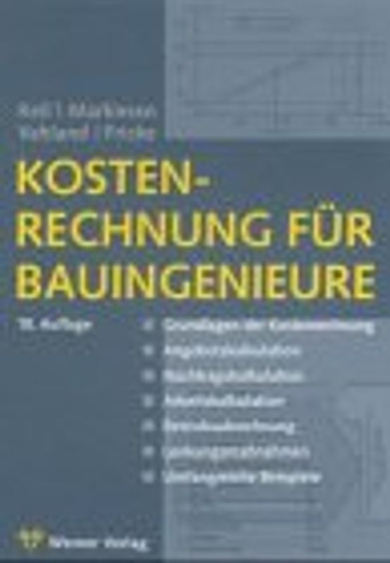 Einführung in die Kostenrechnung für Bauingenieure