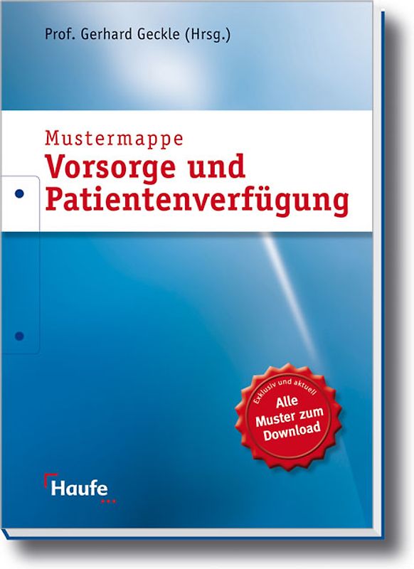 Mustermappe Vorsorge und Patientenverfügung