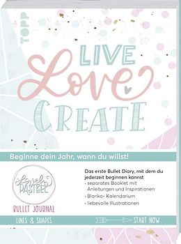 Bullet Journal Lovely Pastell Lines & Shapes - Live, love, create