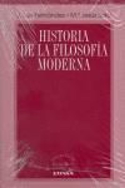 Historia de la filosofía moderna
