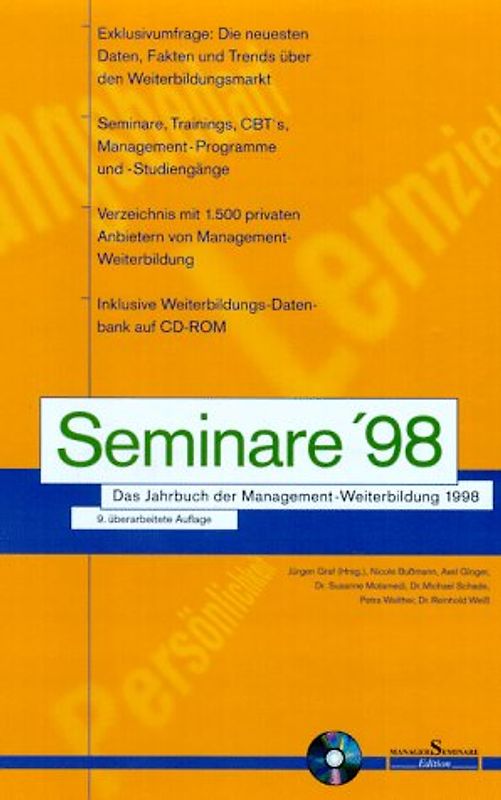 Das Jahrbuch der Management-Weiterbildung / Seminare '98