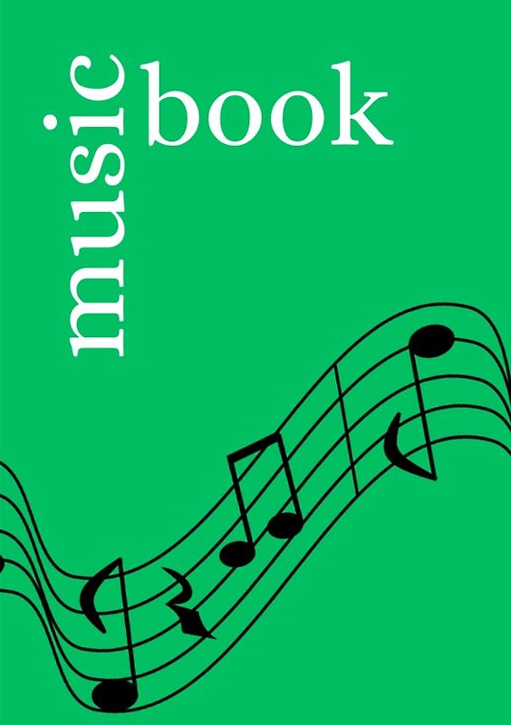 Music Book: DIN A5 Staff Book | 100 Pages with 12 Staves / Systems per Sheet | Paper 90g/m²