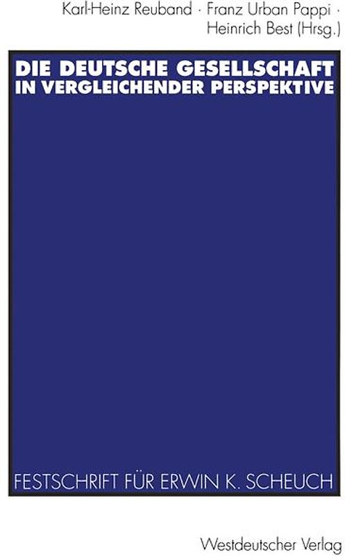 Die deutsche Gesellschaft in vergleichender Perspektive