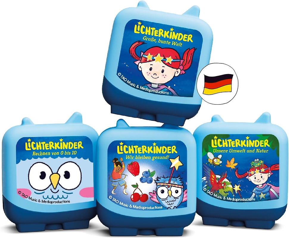 Clever Tonies®: Lernen mit LIKI und LUMI – Set [4 Bände]