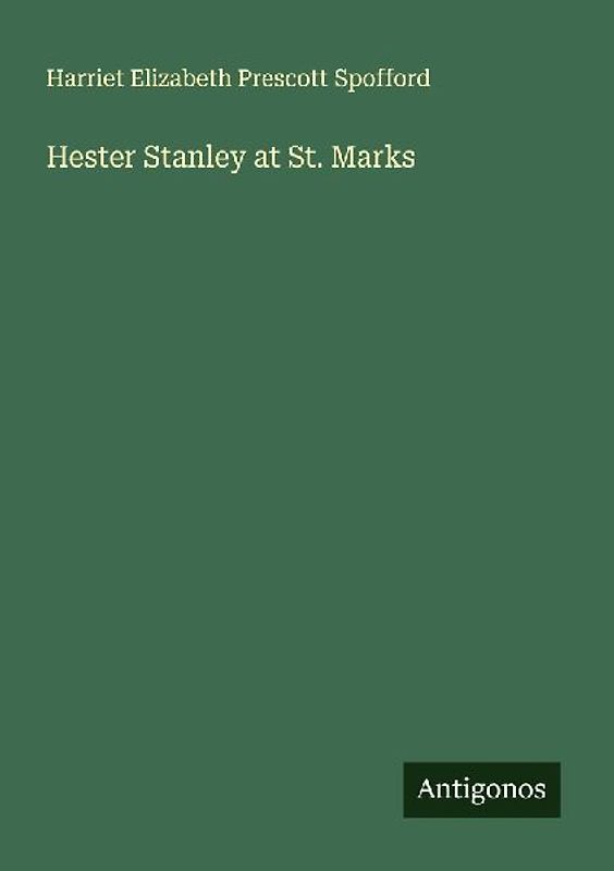 Hester Stanley at St. Marks