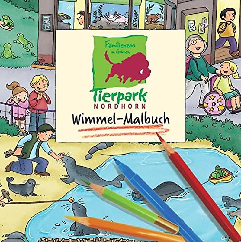 Tierpark Nordhorn Wimmel-Malbuch