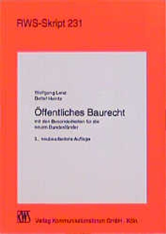 Öffentliches Baurecht