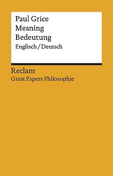 Meaning / Bedeutung. Englisch/Deutsch