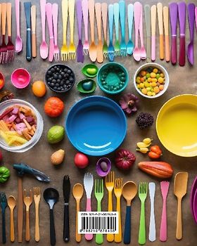Cuisine amusante - Livre de coloriage pour enfants - Des illustrations créatives pour encourager l'amour de la cuisine