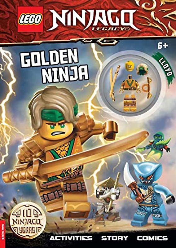LEGO® NINJAGO®: Golden Ninja: Activity Book with Minifigure