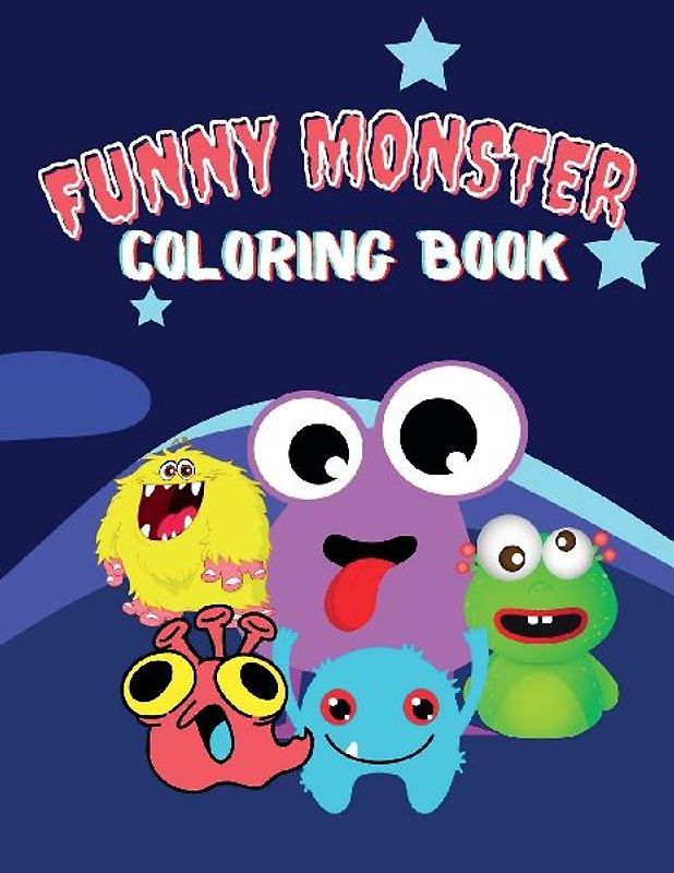 Funny Monster Coloring Book