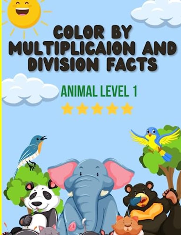 Color By Number: Multiplication and Division Facts Level 1