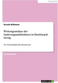 Wirkungsanalyse der Sanierungsmaßnahmen in Hamburg-St. Georg