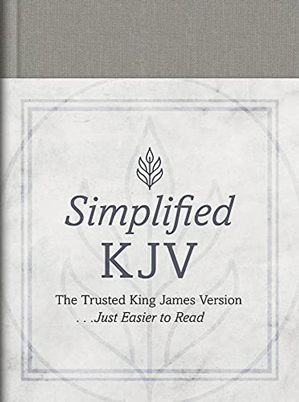 The Barbour Simplified KJV [Pewter Branch]