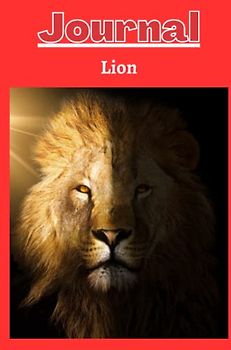 lion journal series 2 with a bright red background
