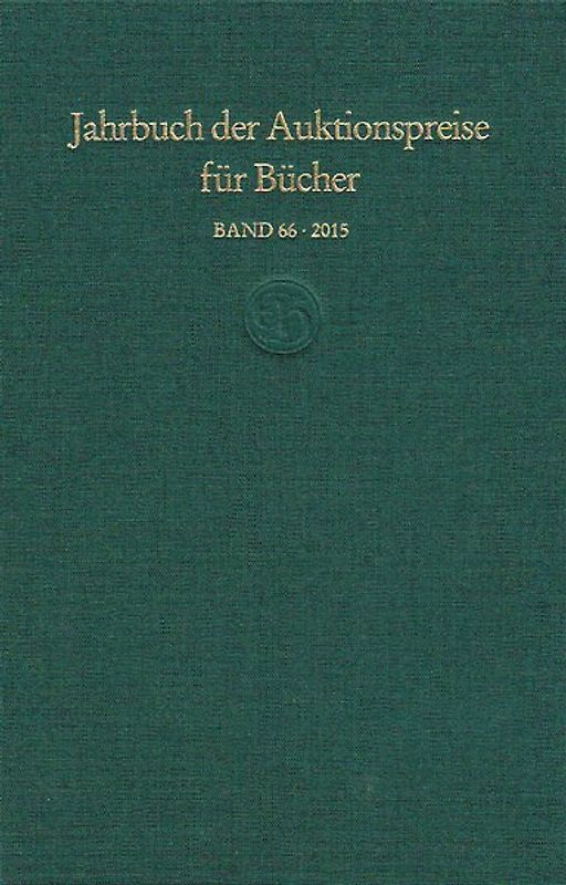 Jahrbuch der Auktionspreise für Bücher, Handschriften und Autographen (Buch + Online)