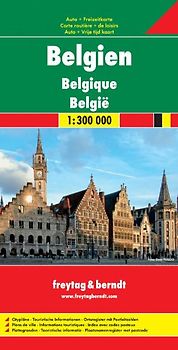 freytag & berndt Straßenkarte Belgien 1:300.000