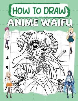 How To Draw Anime Waifu: Learn To Draw With Lovely Illustrations For Anyone To Love | Activity Book To Draw For Relaxation