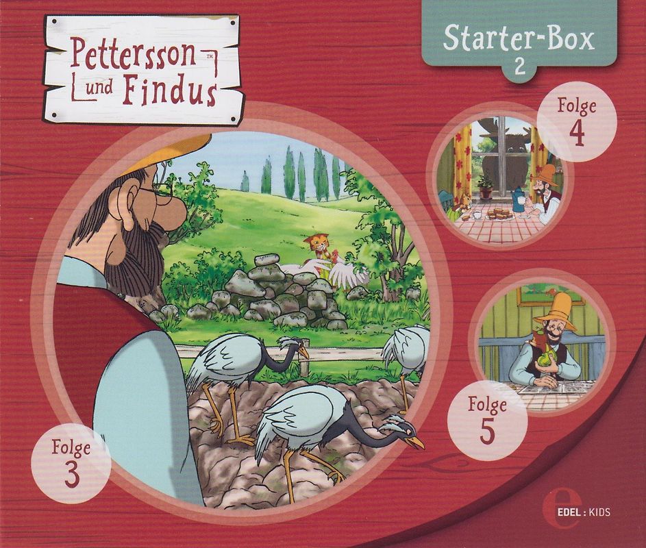 Pettersson und Findus: Starter Box 2 - Folge 3-5 - Aufruhr im Gemüsebeet / Die Elchjagd / Wie Findus zu Pettersson kam - Sven Nordqvist [3 Audio-CDs]
