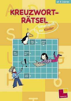 Kreuzworträtsel. Rätselspaß für Kinder - gelb