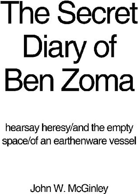 The Secret Diary of Ben Zoma