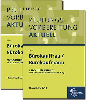 Prüfungsvorbereitung aktuell - Bürokauffrau/ Bürokaufmann. Zweibändiges Gesamtpaket