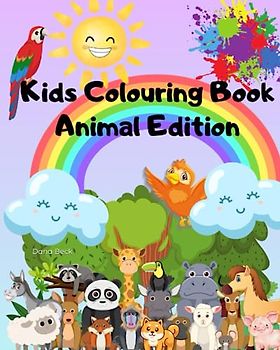Kids Colouring Book - Animal Edition