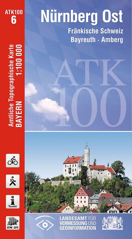 ATK100-6 Nürnberg Ost (Amtliche Topographische Karte 1:100000)