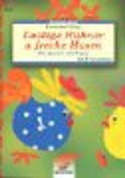 Lustige Hühner & freche Hasen. Wir basteln mit Papier. Mit 2 Vorlagebögen