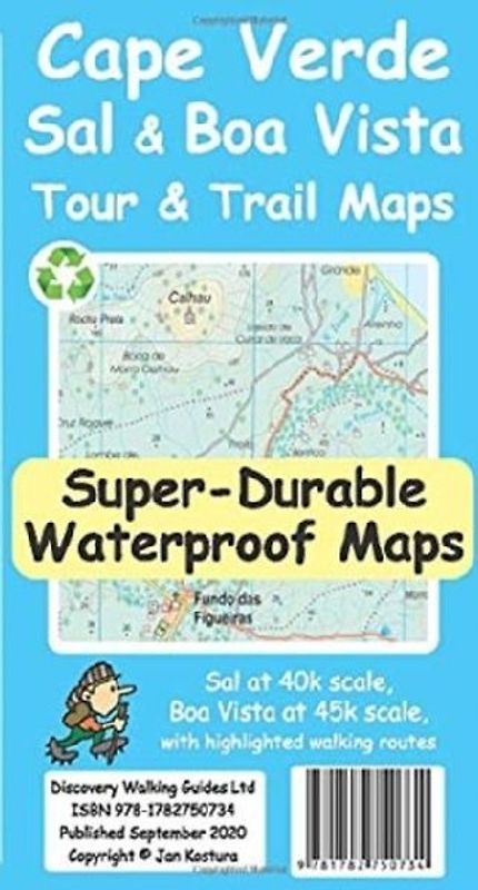 Cape Verde Sal and Boa Vista Tour and Trail Maps