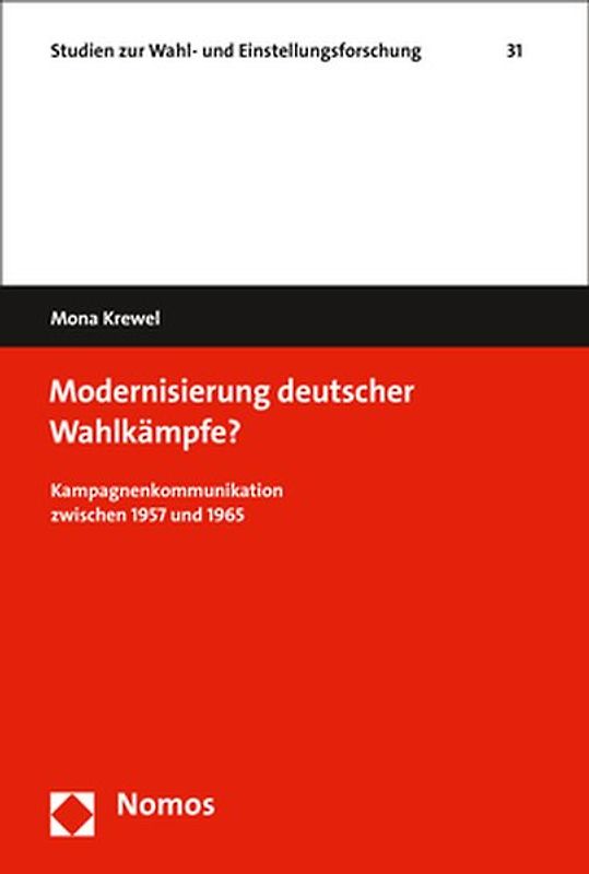 Modernisierung deutscher Wahlkämpfe?