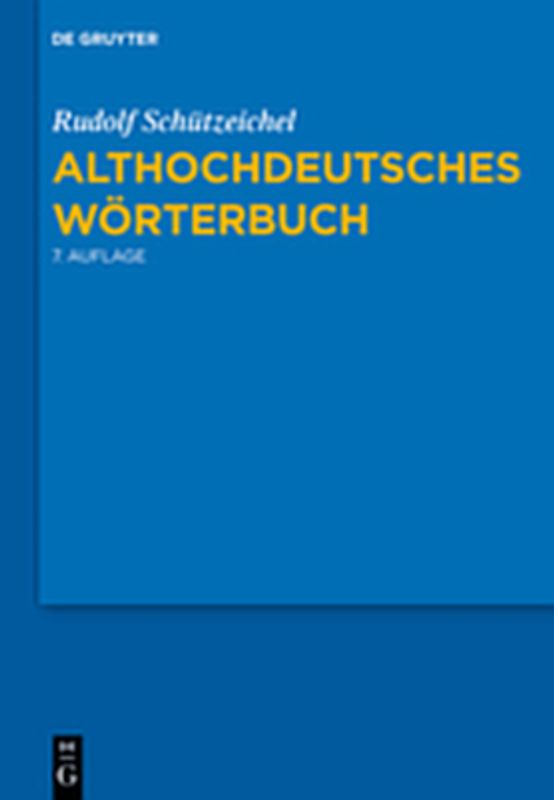 Althochdeutsches Wörterbuch