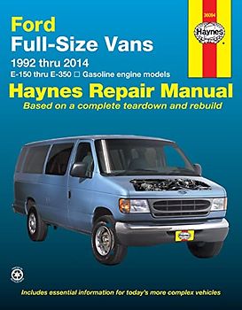 Ford full-size E-150-E-350 petrol vans (1992-2014) Haynes Repair Manual (USA)