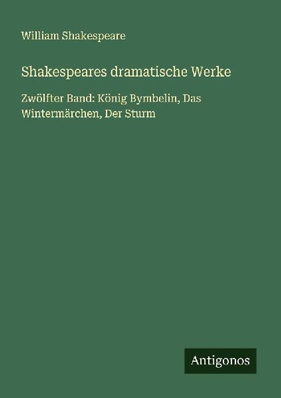 Shakespeares dramatische Werke