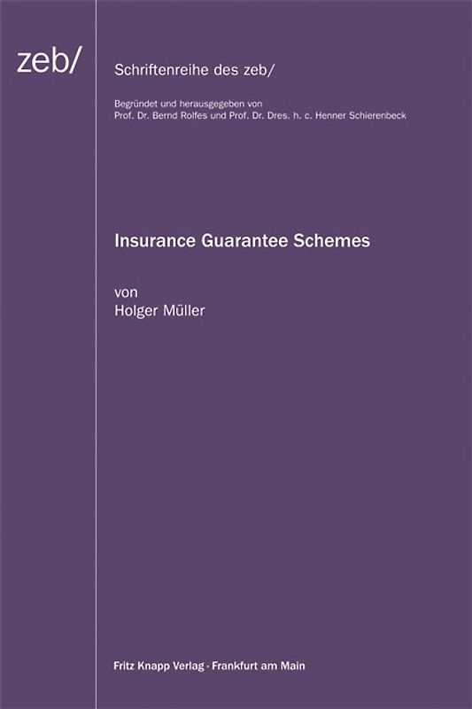 Insurance Guarantee Schemes