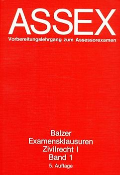 Examensklausuren Zivilrecht I. Erkenntnisverfahren
